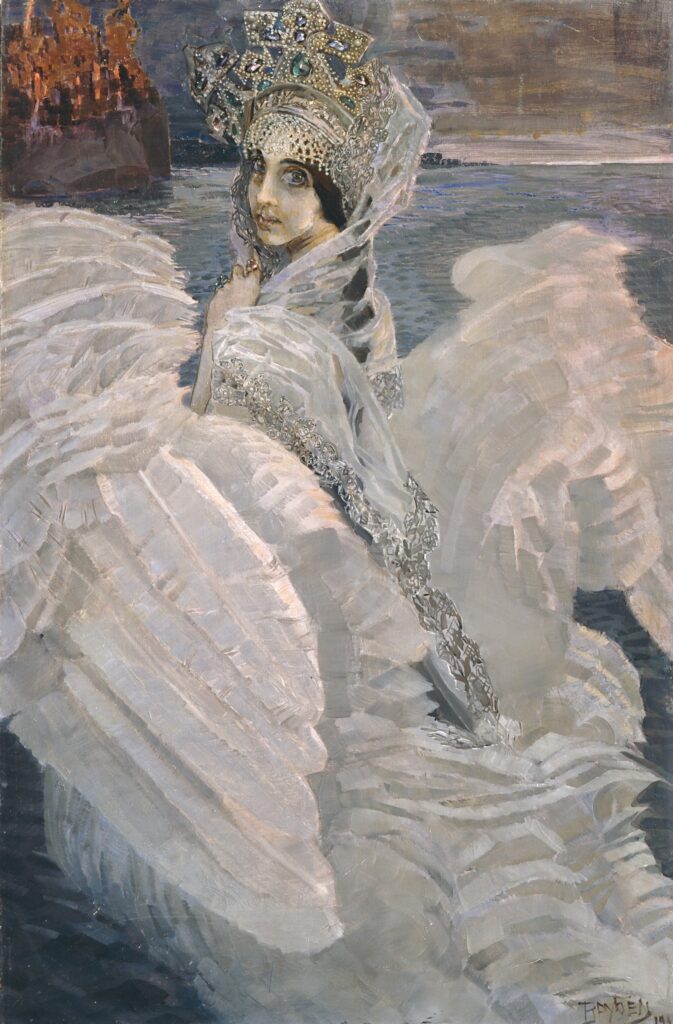 Это изображение имеет пустой атрибут alt; его имя файла - Tsarevna-Lebed_by_Mikhail_Vrubel_brightened-673x1024.jpg